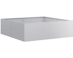 Plantenbak | Bloembak | Bloempot 100x100x30 cm gegalvaniseerd staal