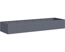 Plantenbak | Bloembak | Bloempot 280x80x40 cm staal antracietkleurig