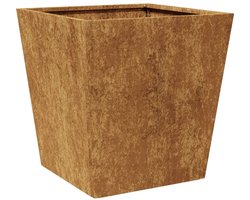 Plantenbak | Bloembak | Bloempot 40x40x40 cm weervast staal
