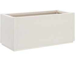 Plantenbak | Bloembak | Bloempot 80x36x35 cm polypropeen wit