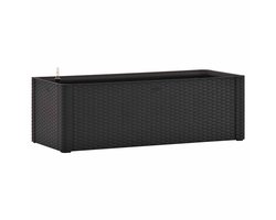 Plantenbak | Bloembak | Bloempot hoog zelfbewateringssysteem 100x43x33 cm antraciet