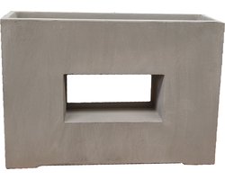 Plantenbak Fiberclay rechthoek Fabulous 75x27x52 cm Taupe | Fabulous taupe