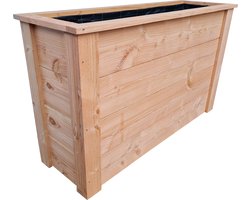 Plantenbak gemaakt van duurzaam douglas hout bloembak moestuinbak afscheiding boombak