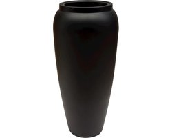 Plantenbak Hobro | Medium | mat zwart - black | Ø37 x H80 cm
