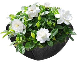 Plantenbak Inleg - Textiel Insert - Planten Verzorgen - Versterkte Naden - 16 cm - Grijs
