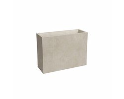 Plantenbak - Kunststof - Crème - 80 cm - 50 L - Sydney - ARTEVASI