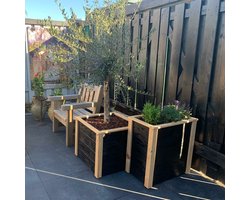 plantenbak met zwenkwielen douglas vktuinen