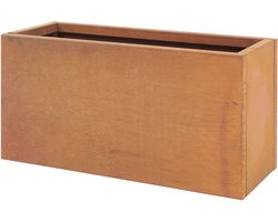 Plantenbak Vaargel buiten bloembak 40x80x30 cm patina casa.pro