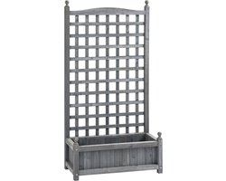 Plantenbakken voor buiten- Plantenbak - Plantenpot - Bloembak - Plantenrek - Bloemen - Planten - Decoratie tuin 64 x 28 x 120 cm