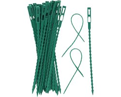 Plantenbinders - Plantenclips Tuin - Planten Ondersteunen - Verstelbare Lengtes - 50 Stuks - Multicolor