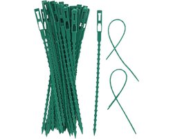 Plantenbinders - Tuinbanden - Planten Ondersteunen - Multifunctioneel - 50 Stuks - Multicolor