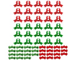 Plantenbuiger - Duurzaam en gebruiksvriendelijk - Set van 60 - Rood en groen