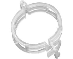 Plantenclips - 100 stuks - Plant Ondersteuning Clips - planten ondersteuning - Entgereedschap - Groente Bevestigingsclip - Plastic - transparant - 30mm - voor Tomaat, Planten, Tuinieren