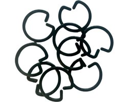 Plantenclips 1000 stuks groene plantringen 25 mm - plantringen hard plastic - opbinden planten .