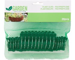 Plantenclips Groen - 20 Stuks - Garden - Tuin - Tuinieren - Plantenklemmen - Klemmen - Clips - 2 sizes - Plantenondersteuning - Planten - Bloemen..