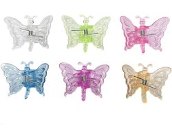 Plantenclips Orchideeën - Kunststof Klemmen - Planten Ondersteunen - Vlinder Vorm - 30 Stuks - Multicolor