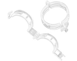 Plantenclips Tomaat - Klemmen voor plantondersteuning - Geschikt voor druif/komkommer - Voor tuiniers en hobbyisten - Transparant - 200 stuks