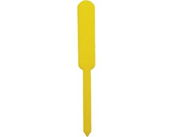 Plantenetiketten Kunststof - Tuin Markers - Planten Identificeren - Waterdicht Ontwerp - 100 Stuks 12cm - Geel