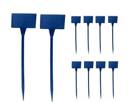 Plantenetiketten Tuin - Plantlabels Herbruikbaar - Planten Identificeren - Weerbestendig PP Materiaal - 30x9 cm - Blauw