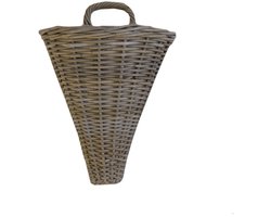 Plantenhanger Grijs rotan