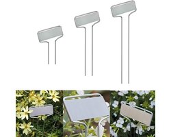 Plantenlabels Metaal - Tuinetiketten - Tuinieren - Duurzaam Koper Aluminium - 6 inch - Zilver