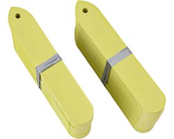 Plantenlabels PVC - Tuinmarkers Herbruikbaar - Planten Identificeren - Matte Beschrijfbare Afwerking - 200 stuks - Multicolor