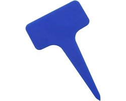 Plantenlabels - Tuinetiketten - Planten Markeren - Duurzaam Materiaal - 100 Stuks - Blauw