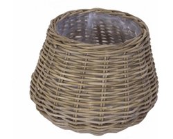 Plantenmand-Bol-Bloempot-Rietenmand-Rotan-Dia 30/40xH30-Rond