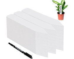Plantenmarkers Tuin - Naamstickers Planten - Planten Identificeren - 300 Stuks Set - 10x1.5 cm - Multicolor