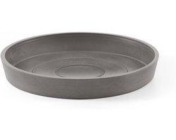 Plantenonderzetter Rond - Bloempot Schotel - Planten Verzorgen - Gemaakt van gerecycled materiaal - 15 cm - Taupe