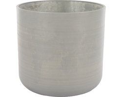Plantenpot Beton | Ø41 - Grote plantenpot - Binnen en Buiten - 41x38cm - Klei/Kunststof blend materiaal - Breukbestendig - Planten pot - Grijs