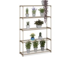 Plantenrek binnen - 140 x 91 x 28 cm - metaal - steeksysteem