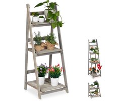 Plantenrek - inklapbaar - hout