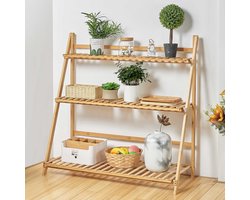 Plantenrek Kacie - 66x39x94cm - bamboehout