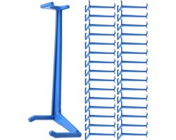 Plantenrek - plantenrek binnen - plantenrek buiten - planten rek - 50 stuks - plantenrekken binnen - plantenrekken - plantenrekken voor buiten - Plantenondersteuning - planten ondersteuning - Blauw