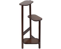 Plantenrek - Plantenstandaard - Plantenhouder - Decoratie Standaard - 3 Laags - Bruin