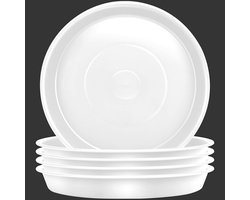 Plantenschotels 5-pack - Lekbakken voor Bloempotten en Tuin - 14 cm