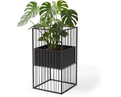 Plantenstandaard - 61x30,5x30,5 cm - zwart - model B