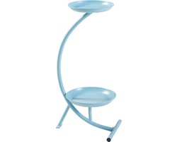 Plantenstandaard Aalten 61,5x30x25 cm lichtblauw [en.casa]