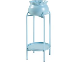 Plantenstandaard Altena 80,5x40x40 cm lichtblauw [en.casa]