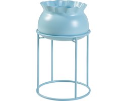 Plantenstandaard Assen 38x23,5 cm lichtblauw [en.casa]