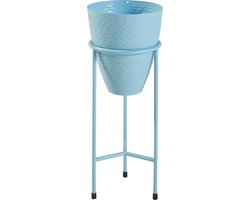 Plantenstandaard Asten 40,5x16 cm lichtblauw [en.casa]