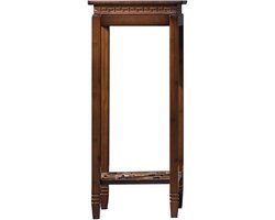 Plantenstandaard Bamboe - Bloemenrek Twee Lagen - Decoratief Gebruik Binnen - Natuurlijk Bamboe Materiaal - 80 cm Hoog - Natuurlijk
