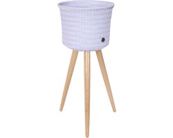 Plantenstandaard - Bloempot op poten - SET van 2! - Handed By -- Up High - pastelpaars - pastel purple