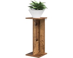 Plantenstandaard Hout - Bloemenrek Tafel - Planten Presenteren - Vochtbestendig Materiaal - 605 cm Hoog - Teruggewonnen Hout