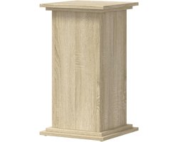 Plantenstandaard Houten - Bloempottenhouder Rek - Kamerplanten Presenteren - Hoge Draagkracht 60kg - 60 cm Hoog - Sonoma Eiken