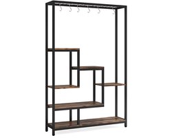 Plantenstandaard met 5 lagen - Plantenrek voor Binnen - 180cm - Plantenladder - Bruin