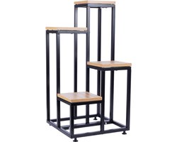 Plantenstandaard Metaal 4 Niveaus 69 cm - Plantenrek voor Bloempotten