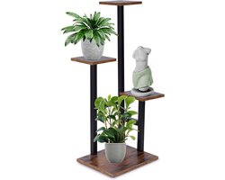 Plantenstandaard Metaal 4 Niveaus 84 cm - Plantenrek voor Bloempotten