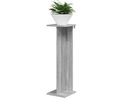 Plantenstandaard - Plantenhouder - Binnen Presenteren - Vochtbestendig Hout - 25x25x80 cm - Grijs Sonoma
